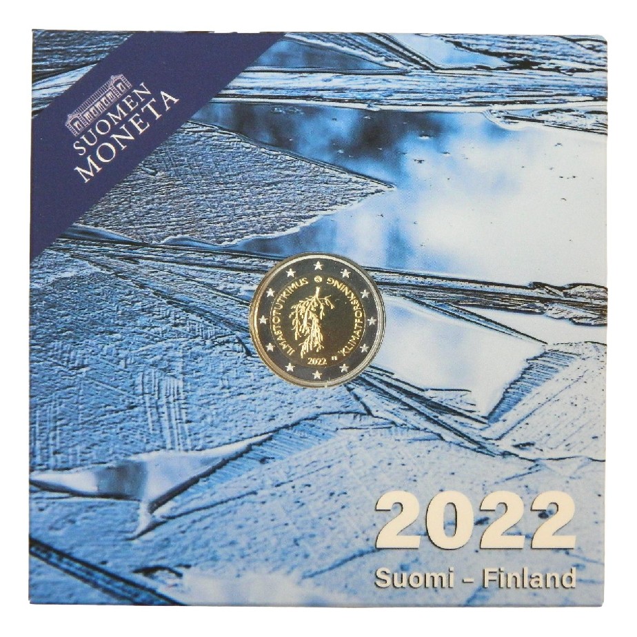 2022 - FINLANDIA - 2 EURO - INVESTIGACION CLIMATICA - PROOF