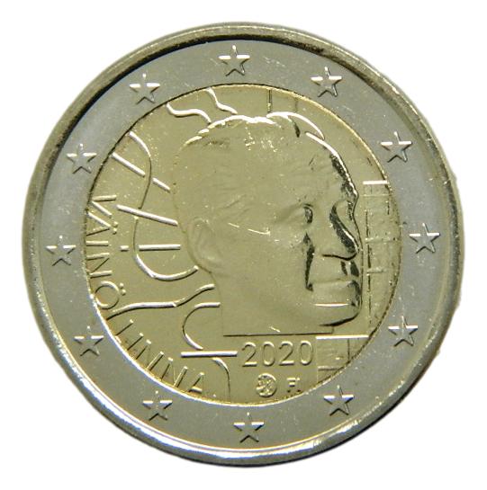 2020 - FINLANDIA - 2 EURO - VÄINÖ LINNA