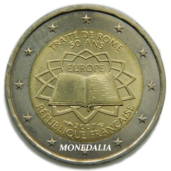 2007 - FRANCIA - 2 EUROS - TRATADO DE ROMA