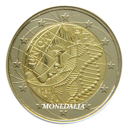 2020 - FRANCIA - 2 EURO - INVESTIGACION MEDICA - COINCARD