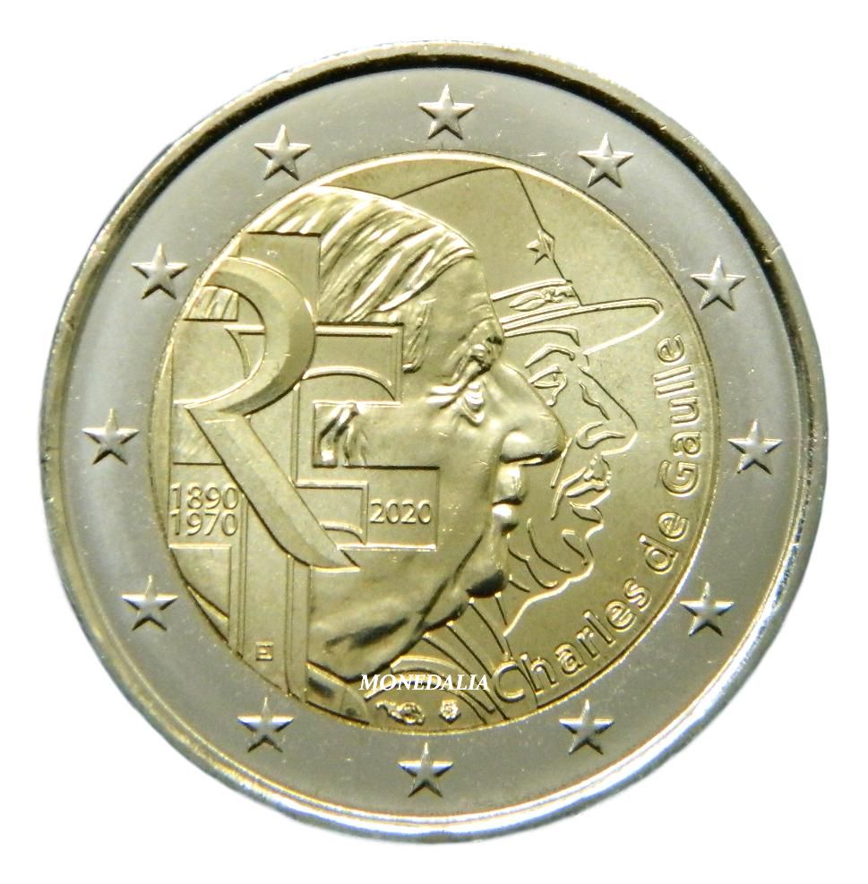 2020 - FRANCIA - 2 EURO - DE GAULLE