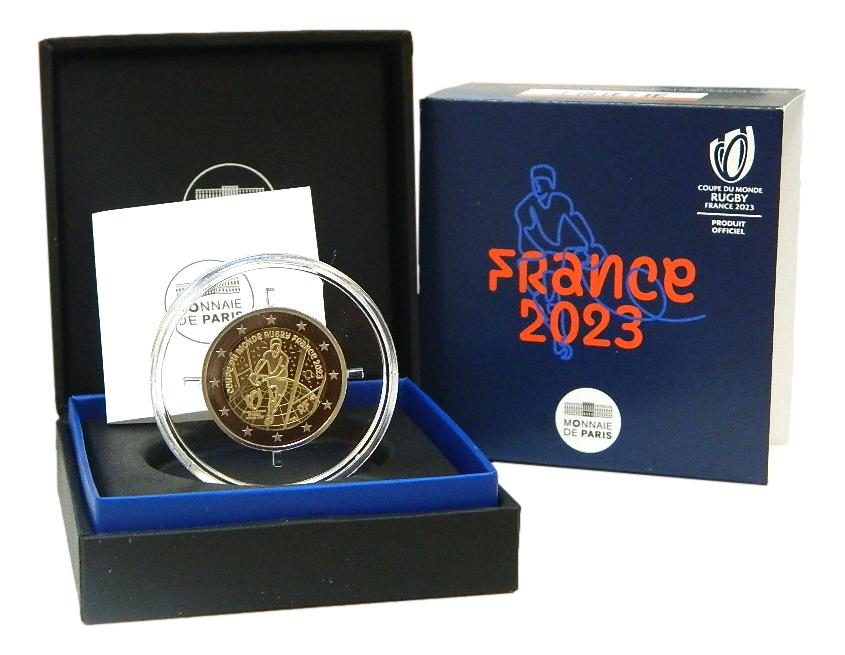 2023 - FRANCIA - 2 EURO - RUGBY - PROOF