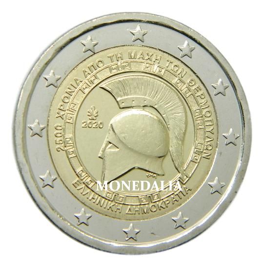 2020 - GRECIA - 2 EURO - TERMOPILAS