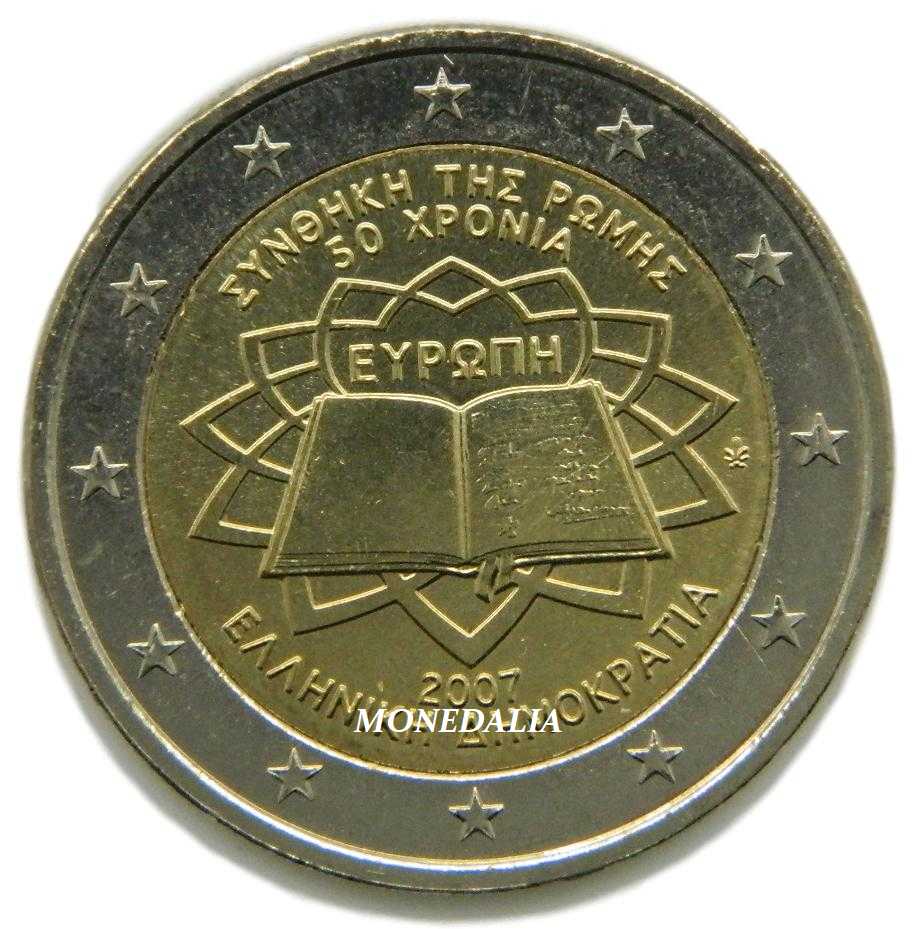 2007 - GRECIA - 2 EURO - TRATADO DE ROMA