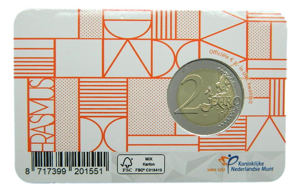 2022 - HOLANDA - 2 EURO - ERASMUS - COINCARD