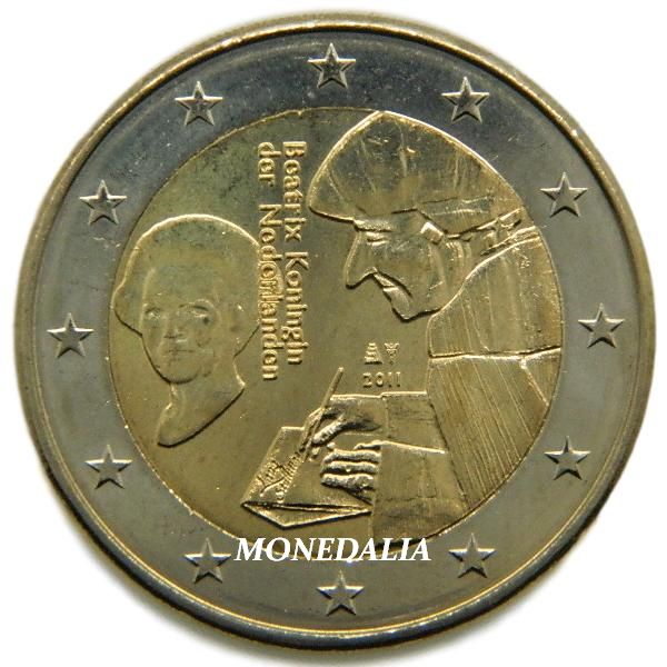 2011 - HOLANDA - 2 EURO - ELOGIO DE LA LOCURA