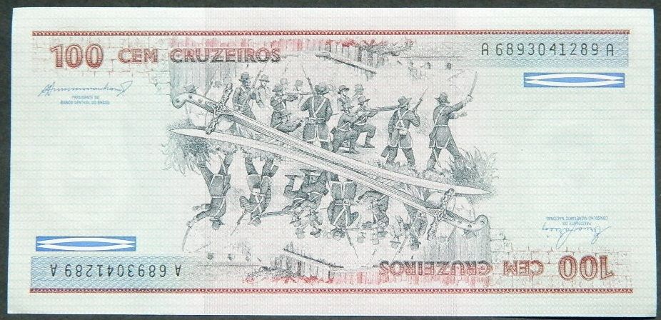ND - BRASIL - BILLETE - 100 CRUZEIROS - DUQUE DE CAXIAS - SC