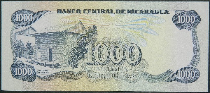 1984 L(1985) - NICARAGUA - 1000 CORDOBAS - PICK 143