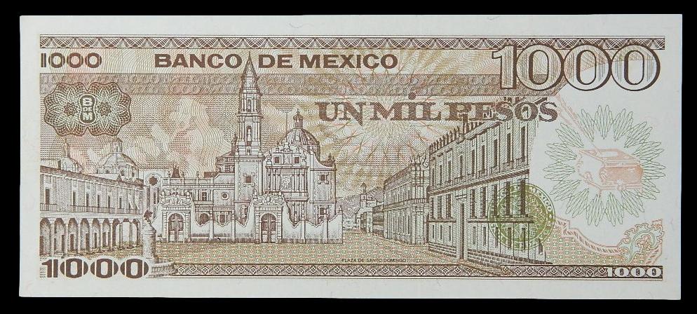 1985 - MEXICO - 1000 PESOS - PICK 85 - BILLETE.