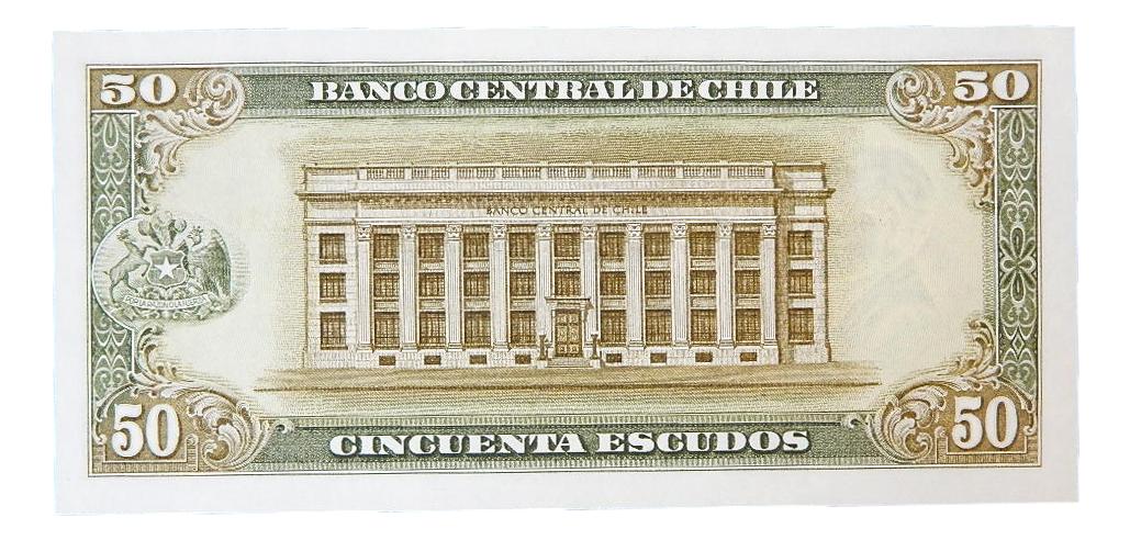 CHILE - BILLETE - 50 ESCUDOS - A. ALESSANDRI