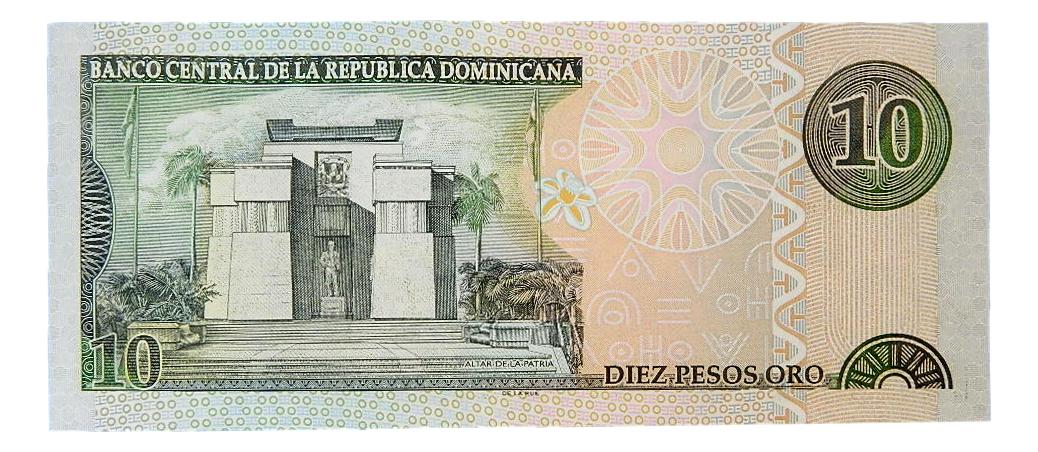 2003 - REP. DOMINICANA - BILLETE - 10 PESOS ORO