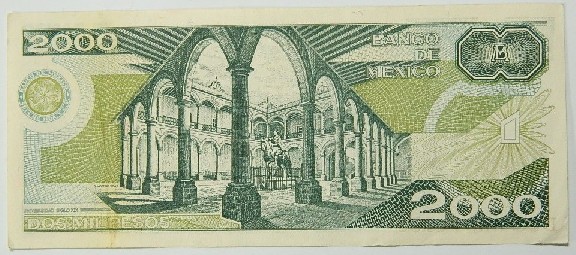1985 - MEXICO - BILLETE - 2000 PESOS - PICK 86 A