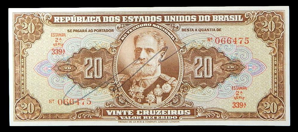 ND (1950) - BRASIL - BILLETE - 20 CRUZEIROS - PICK 144 - MBC+