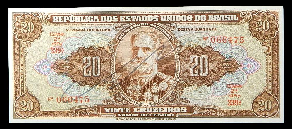 ND (1950) - BRASIL - 20 CRUZEIROS - PICK 144 - MBC+