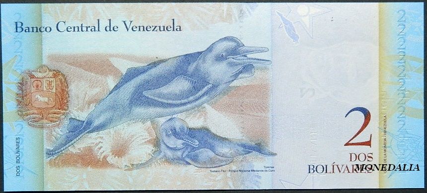 2012 - VENEZUELA - BILLETE -  2 BOLIVARES - FRANCISCO DE MIRANDA - UNC