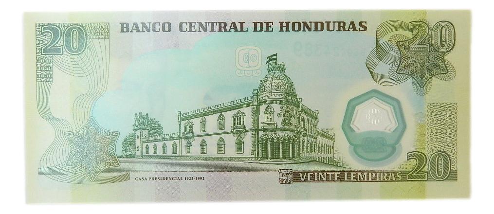 2008 - HONDURAS - BILLETE - 20 LEMPIRAS - DIONISIO DE HERRERA - SC