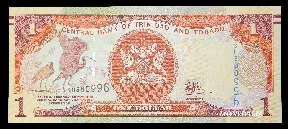 2006 - TRINIDAD Y TOBAGO - BILLETE - 1 DOLAR - PICK 46