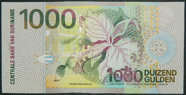 2000 - SURINAM - BILLETE - 1000 GULDEN - PICK 151