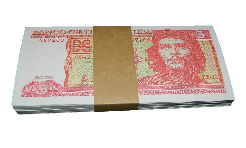 2005 - CUBA - TACO 100 BILLETES - 3 PESOS - ERNESTO GUEVARA