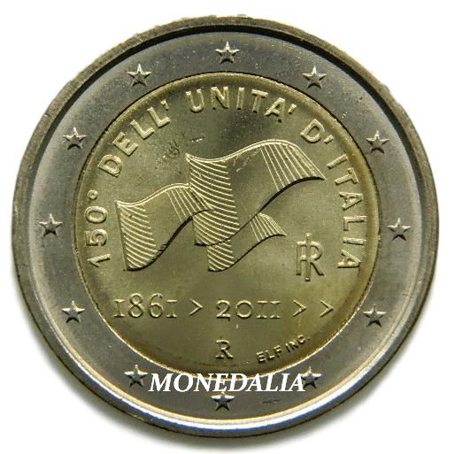 2011 - ITALIA - 2 EUROS - UNIFICACION