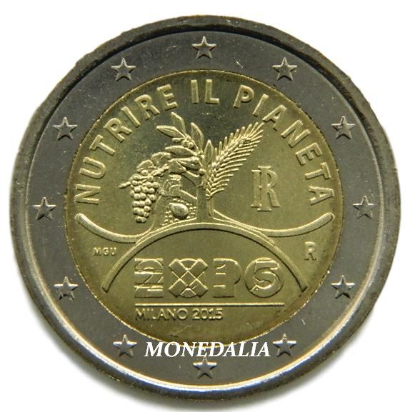 2015 - ITALIA - 2 EURO - EXPO MILANO