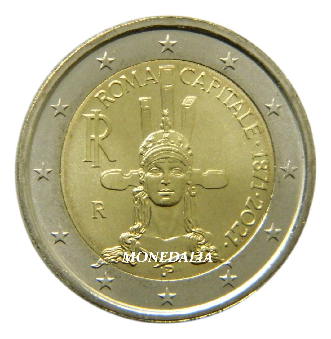 2021 - ITALIA - 2 EURO - ROMA CAPITAL 