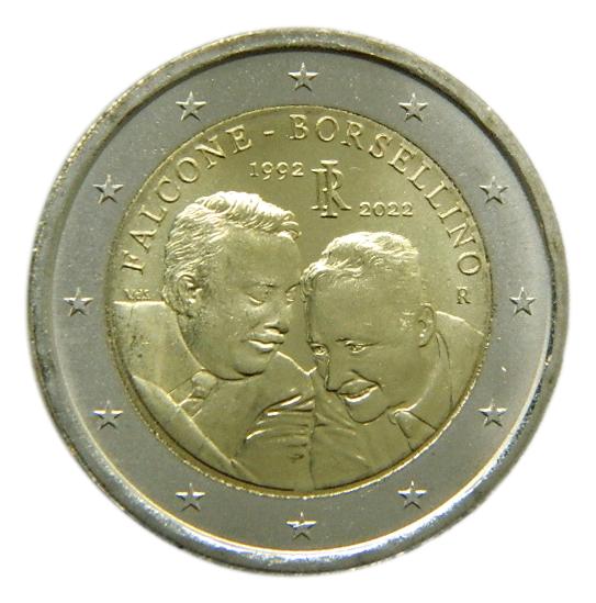 2022 - ITALIA  - 2 EURO - JUECES - FALCONE - BORSELLINO