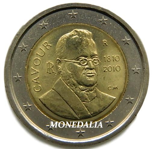 2010 - ITALIA - 2 EUROS - CAVOUR