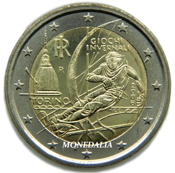 2006 - ITALIA - 2 EURO - JUEGOS INVIERNO TURIN