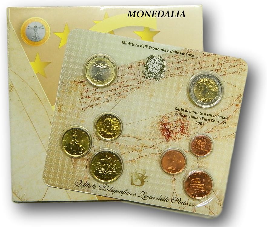 2003 - ITALIA - EUROSET - 8 VALORES