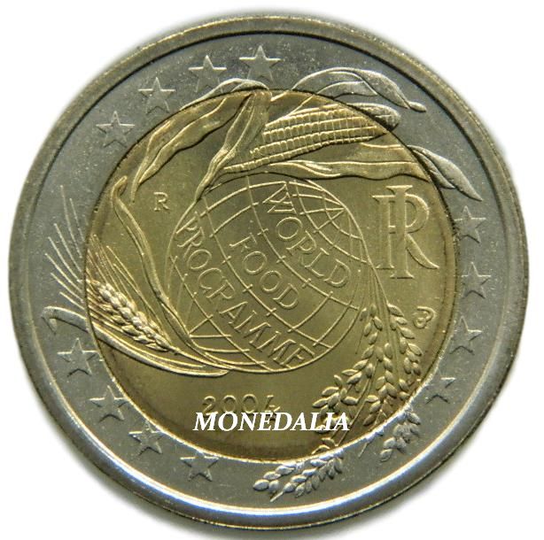 2004 - ITALIA - 2 EURO - PROGRAMA MUNDIAL ALIMENTOS 