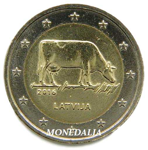 2016 - LETONIA - 2 EUROS - VACA