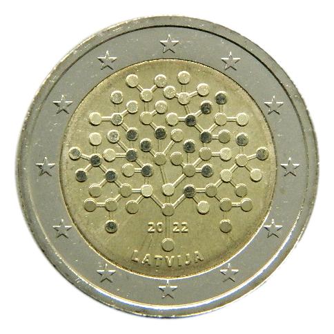 2022 - LETONIA - 2 EURO - BANCO