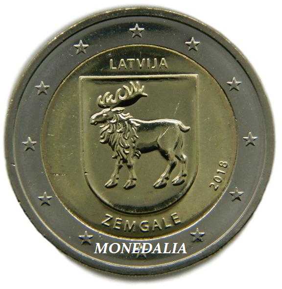 2018 - LETONIA - 2 EUROS - ZEMGALE