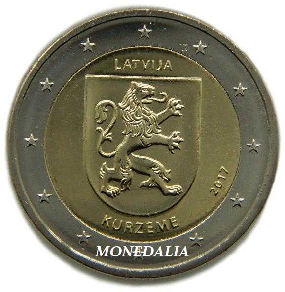 2017 - LETONIA - 2 EURO - KURZEME