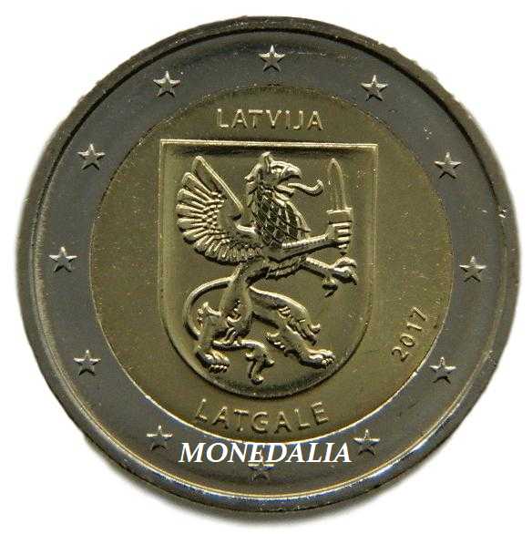2017 - LETONIA - 2 EURO - LATGALE