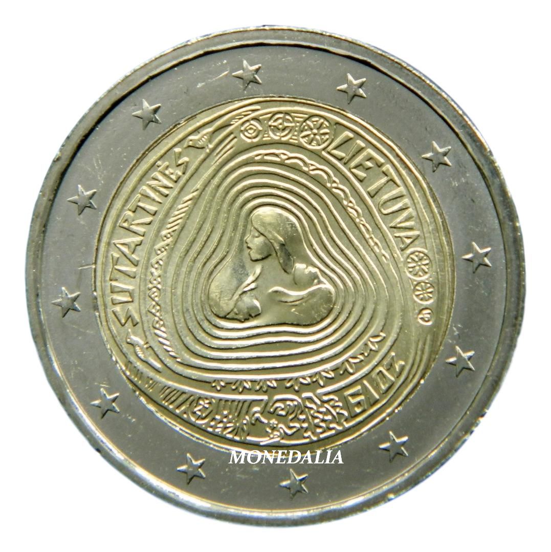 2019 - LITUANIA - 2 EURO - LOS SUTARTINES