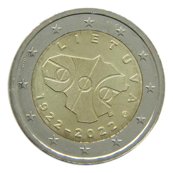 2022 - LITUANIA - 2 EURO - BALONCESTO