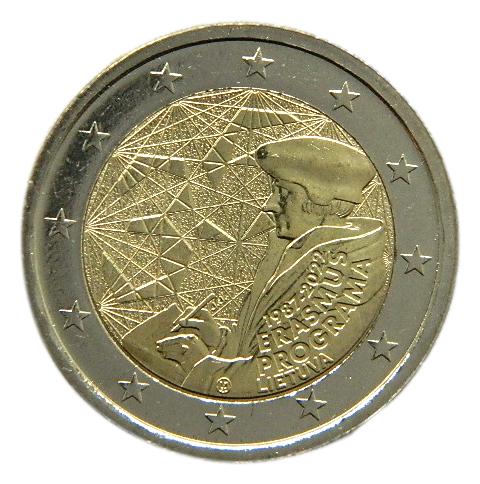 2022 - LITUANIA - 2 EURO - ERASMUS 