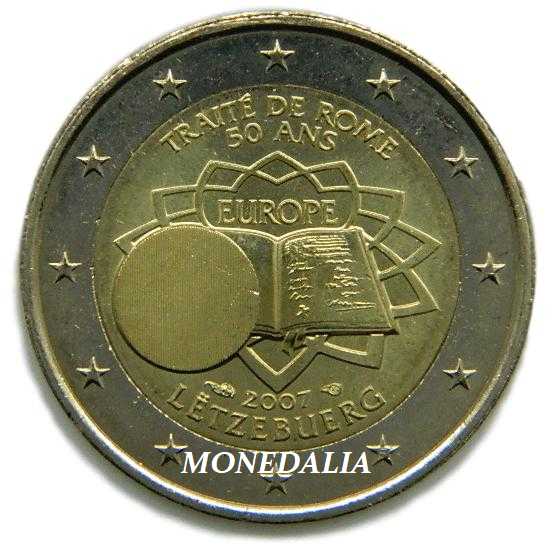 2007 - LUXEMBURGO - 2 EUROS - TRATADO DE ROMA