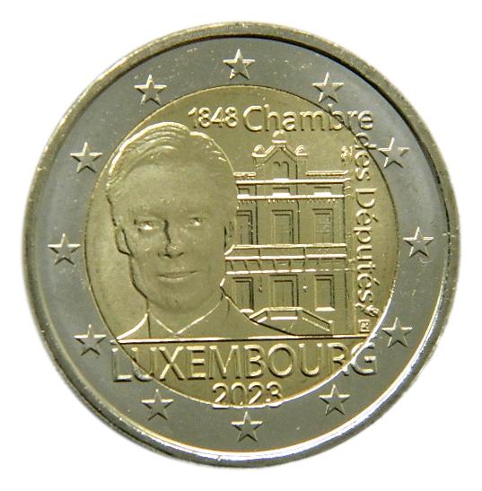 2023 - LUXEMBURGO - 2 EURO - CAMARA DE DIPUTADOS