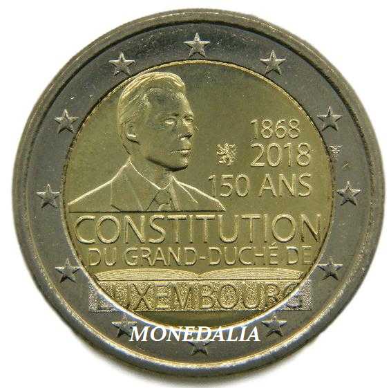 2018 - LUXEMBURGO - 2 EURO - CONSTITUCION