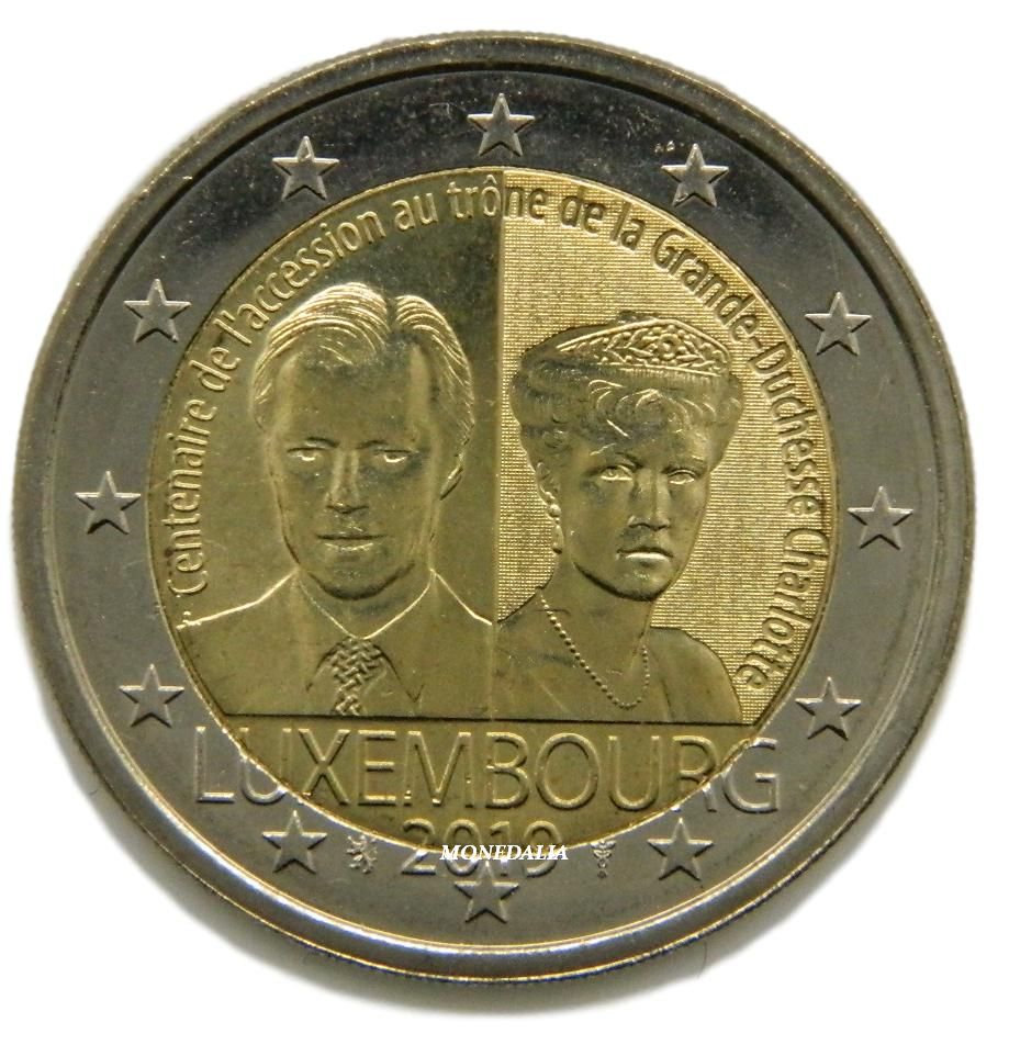 2019 - LUXEMBURGO - 2 EUROS - CARLOTA