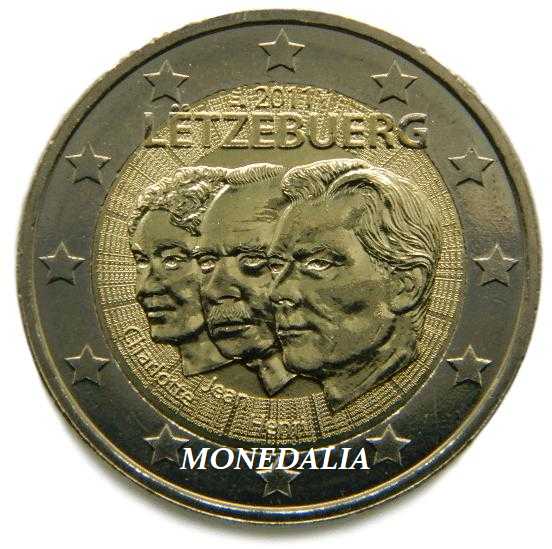 2011 - LUXEMBURGO - 2 EUROS - JEAN BENOIT