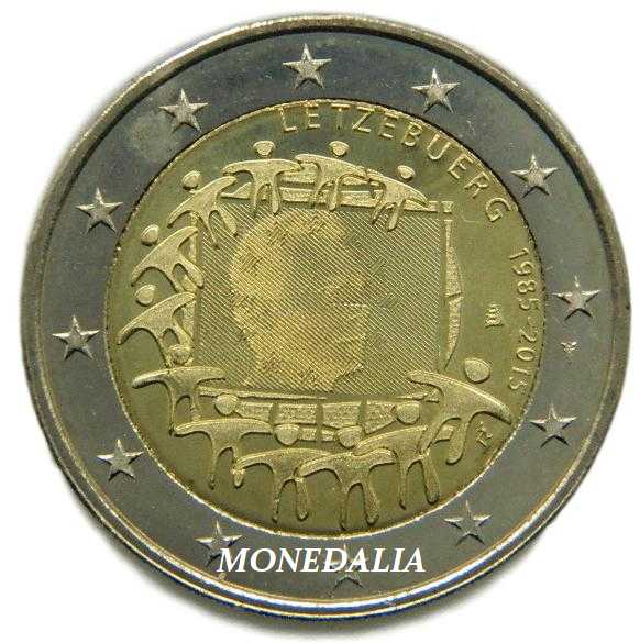 2015 - LUXEMBURGO - 2 EUROS - BANDERA