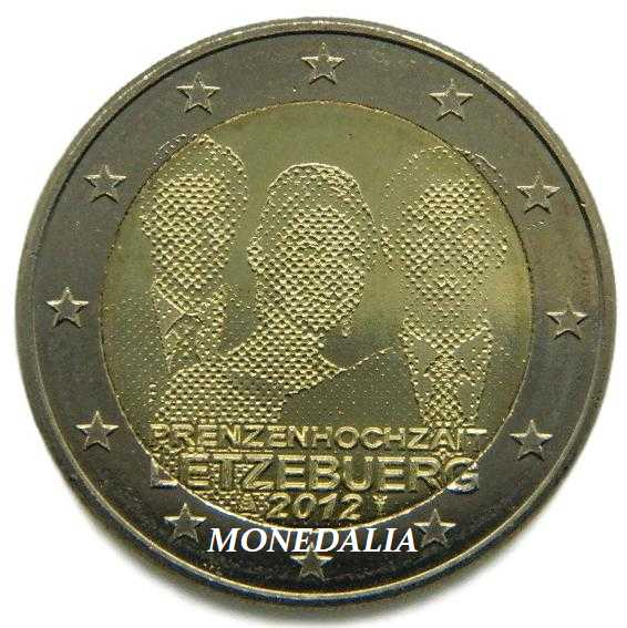 2012 - LUXEMBURGO - 2 EURO - BODA REAL