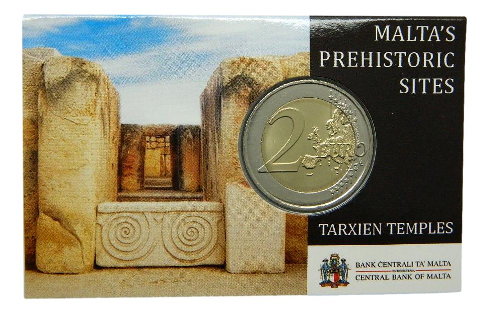 2021 - MALTA - 2 EUROS - TEMPLOS TARXIEN - COINCARD