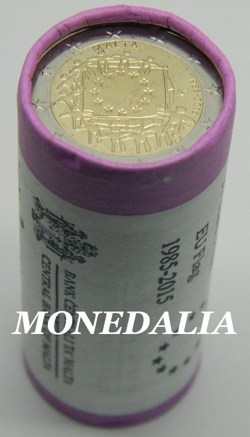 2015 - MALTA - 2 EUROS - BANDERA