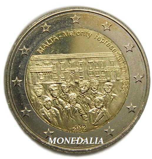 2012 - MALTA - 2 EUROS - CONSTITUCION