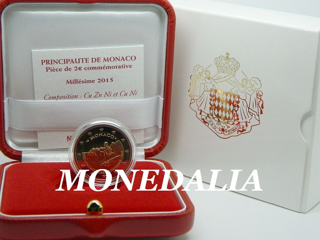 2015 - MONACO - 2 EURO - PROOF - FORTRESS